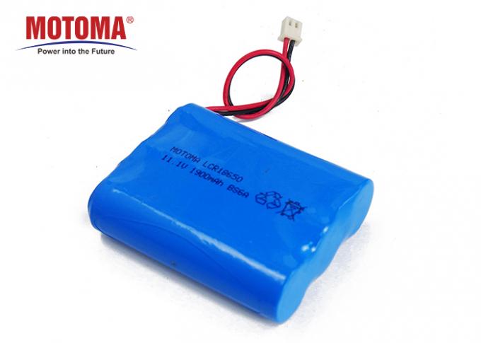 11.1V Lithium Ion Cylindrical Battery , 18650 Rechargeable Battery Pack For Toy Car 0