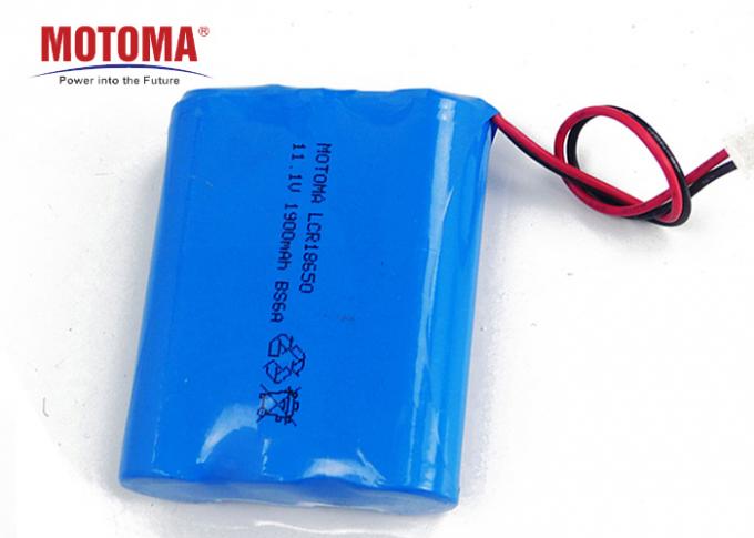 11.1V Lithium Ion Cylindrical Battery , 18650 Rechargeable Battery Pack For Toy Car 1