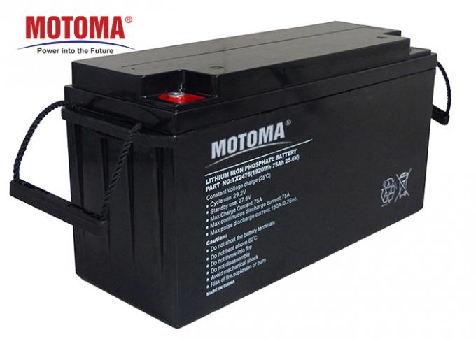 Rechargeable Lifepo4 Lithium Battery , 12.8V 200Ah Lithium Phosphate Battery Pack 0