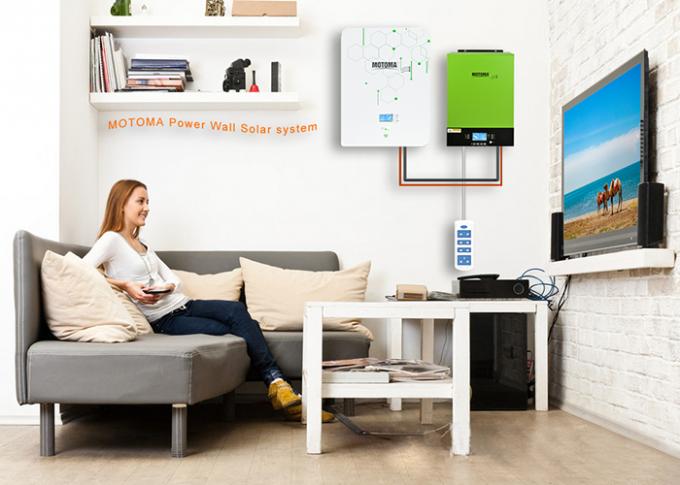 Wall Mounted 48V 200Ah LiFePO4 Lithium Battery For Home Solar System 3