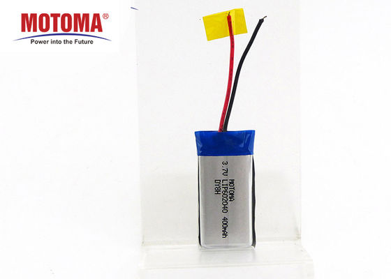 UN38.3 400mah 602040 Flat Lithium Ion Batteries For Bluetooth Headset