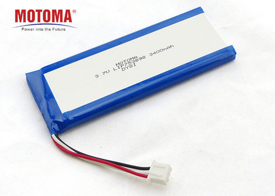 buy 3.7V 3400mah Medical Lithium Battery With Wires And Connectors online manufacturer