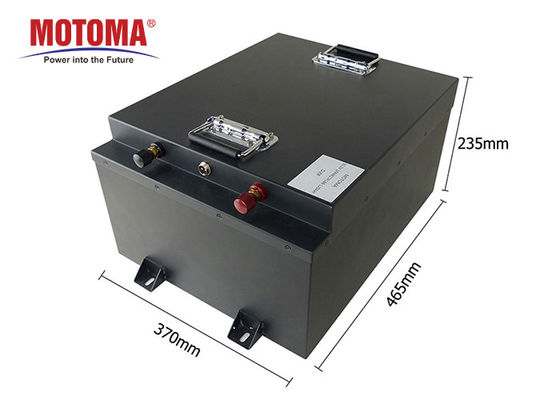 Electric Vehicle 100Ah Lifepo4 Ev Battery Pack 100% DOD Rechargeable With SOC design