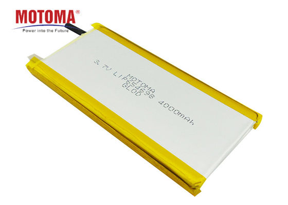 Chinese Factory Deep Cycle Lithium Polymer Battery 3.7 V 4000mAh With Certificates