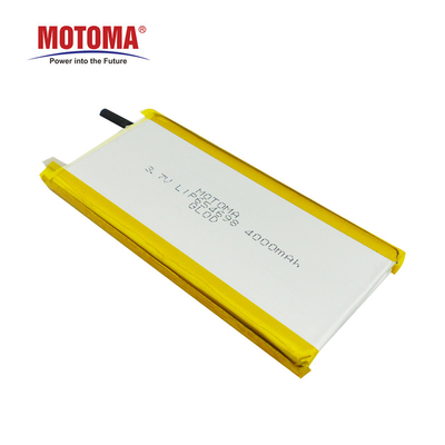 buy High Energy Density Battery 3.7V 4000mAh 6.5x46x98mm Customized Lithium Polymer Battery online manufacturer