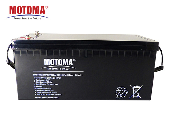 MOTOMA 12V 200Ah Rechargeable LiFePO4 Solar Batteries