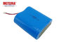 High Capacity Cylindrical Lithium Ion Battery ,  18650 Lithium Cell Pack 7.4V 6000mAh