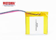 Flat Lipo Motoma Batteries , Lithium Ion Battery 3.7 V 600mah For Miner Lamps