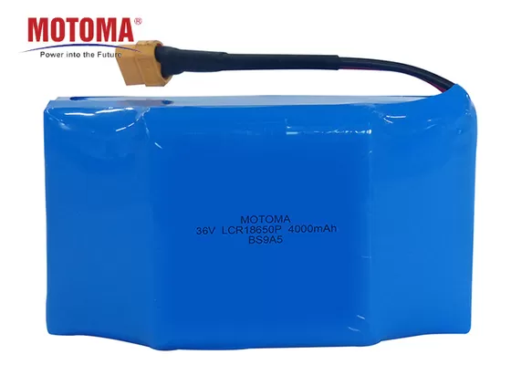 36V 4000mAh Cylinder Lithium Ion Battery , 18650 10s Li Ion Battery Pack